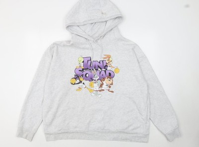 Space Jam A New Legacy Damen Grau XL Pullover Hoodie Bugs Bunny Tune Squad