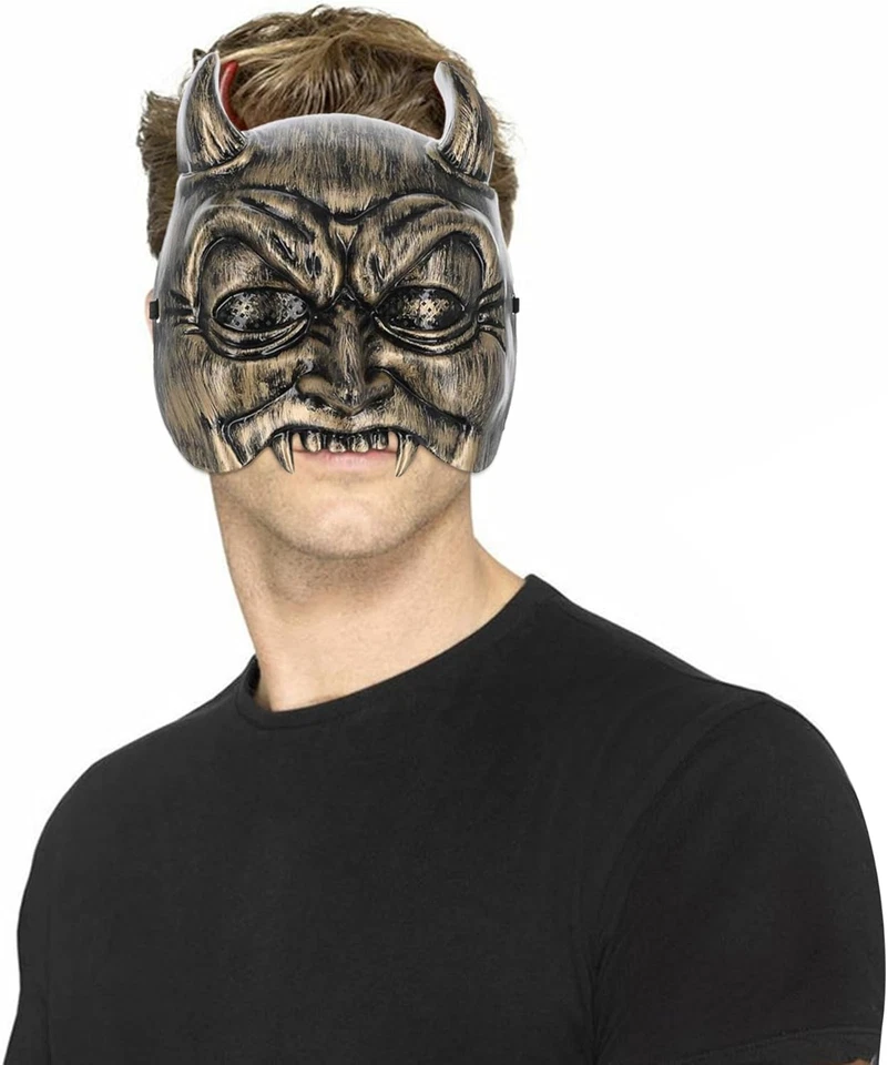 Halloween Maske Venezianischer Teufel Karneval Kostüm Accessoire Grusel Party - Bild 2 von 3