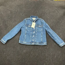 SEZANE Wilfrield Denim Jacket Women's Size XS Blue S221VES038B 