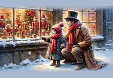 Martha's Christmas | A4 Rice Paper | Paper for Decoupage | Decoupage Creatives