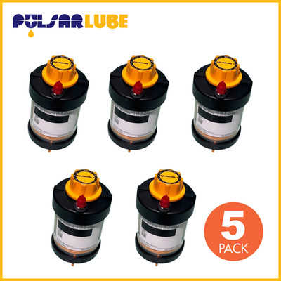 x5 Pack NEW ORIGINAL PULSARLUBE 100ml Automatic Grease Feeder Lubricator S100