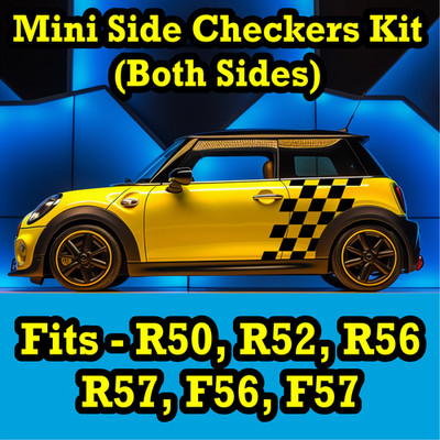 passend für MINI GRAFIK STREIFEN AUFKLEBER STICKER AUTO VINYL ONE COOPER S R50 R56 F56