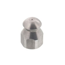 Erie Tools Button Nose 1/4" Sewer Jetter Drain Cleaning Nozzle 6.0 Orifice Size