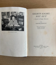 Eighty-Eight Not Out. 1st Edition. Harold Hartley. Signed dedication + bookplate