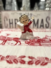 Vintage Ucagco Ceramics Japan Shopper Girl with package 