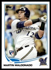 2013 Topps Martin Maldonado Rookie Milwaukee Brewers #628