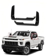 Black Tow Mirror Cover Fits Sierra/Silverado 2500HD 3500HD 2020 2021 2022