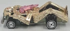 Vintage 1986 Hot Wheels Zombot Racer Car Gold Pink Gun 1:64 Diecast Loose NM
