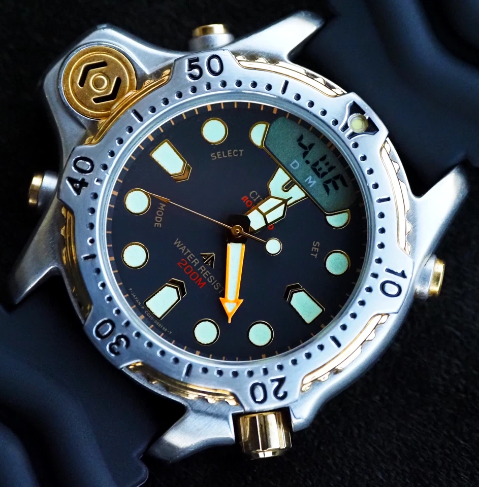 Reloj de buceo Citizen C023 Promaster Aqualand 200M sensor de profundidad - C021 C023 Foto 2 de 4