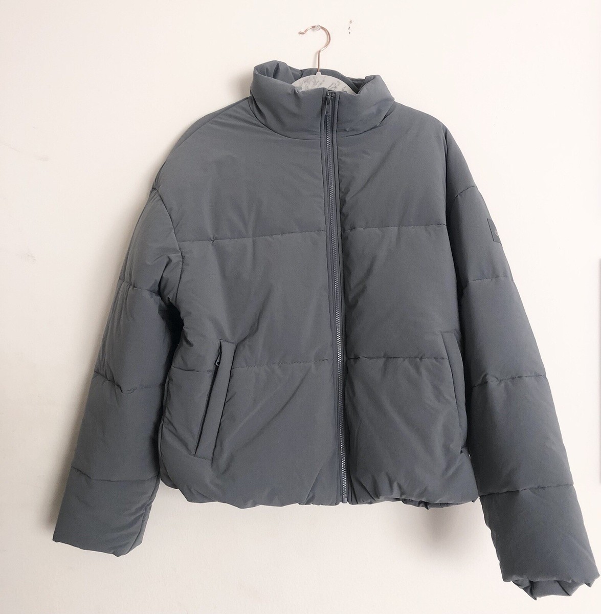 Alo Yoga Stretch Woven Street Puffer Fog M | eBay
