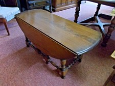 ERCOL MODEL 506 GOLDEN DAWN DROP-LEAF SUPPER TABLE