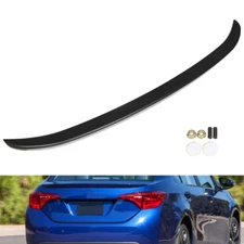 LABLT Trunk Spoiler For Toyota Corolla 2014-2019 Sedan Style Matte Black