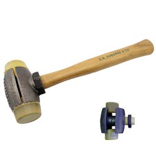 C.S. Osborne Urethane Split Head Hammer 395-2U, Size 2, Made In USA