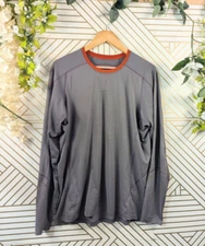 Arc'teryx Men's Baselayer Crew Neck Long Sleeve Base Layer Shirt Striped Size L?