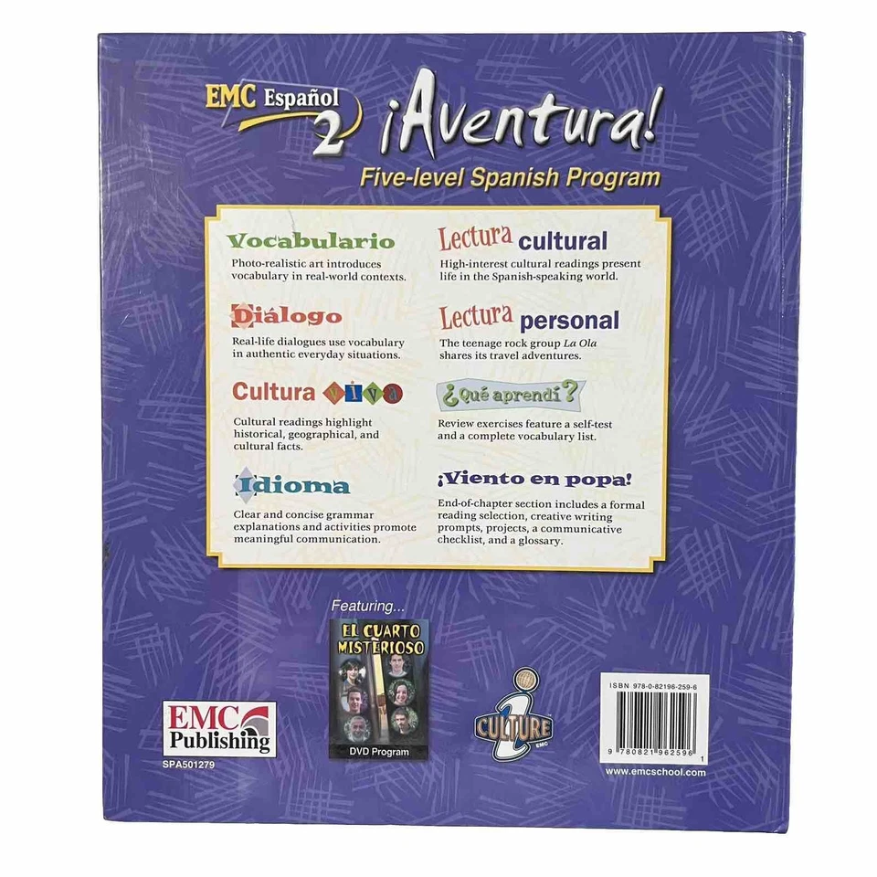 AVENTURA Level 2 ANNOTATED TEACHER'S EDITION EMC Español - Image 2 of 3