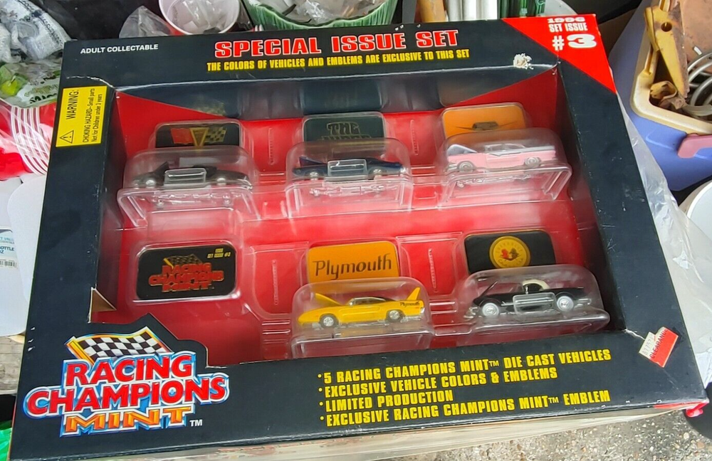 Racing Champions Mint 1:64 Die Cast Special Issue Set of 5 Cars 1996 Issue #3