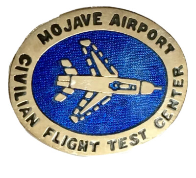 Mojave Airport California Lapel Pin Civilian Flight Test Center Tie Tack  A12
