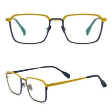 Titanium Fashion Square Retro Optical Glasses Frame Eyeglass Frames Rx-able
