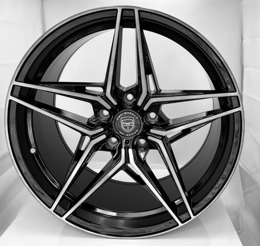 GWG 4 HP5 20 inch STAGG Black Rims fits AUDI R8 2008 - 2018