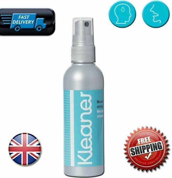 Kleaner Mouthwash Saliva Spray & Skin Cleansing Detox Toxin Remover 30ml 100ml ✅