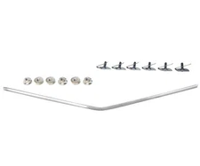 1969 Mustang Hood Lip Molding "STAINLESS" with 12 Hardware Dynacorn M3642SS