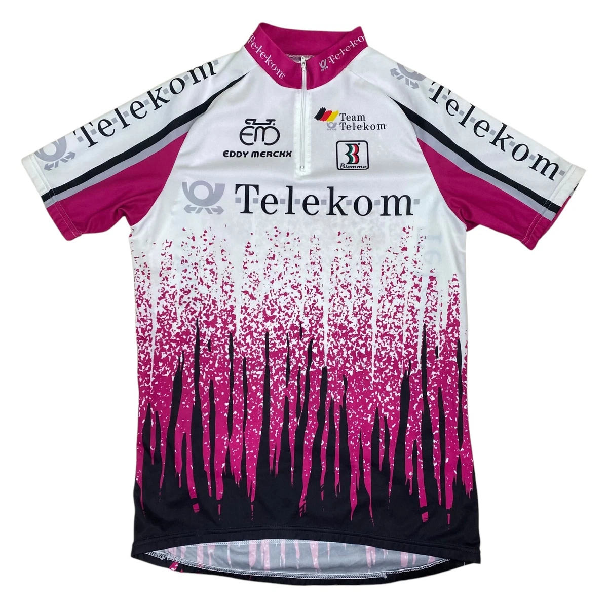 Maillot De Cyclisme Vintage Telekom Germany - Biemme, Taille 8, Occasion