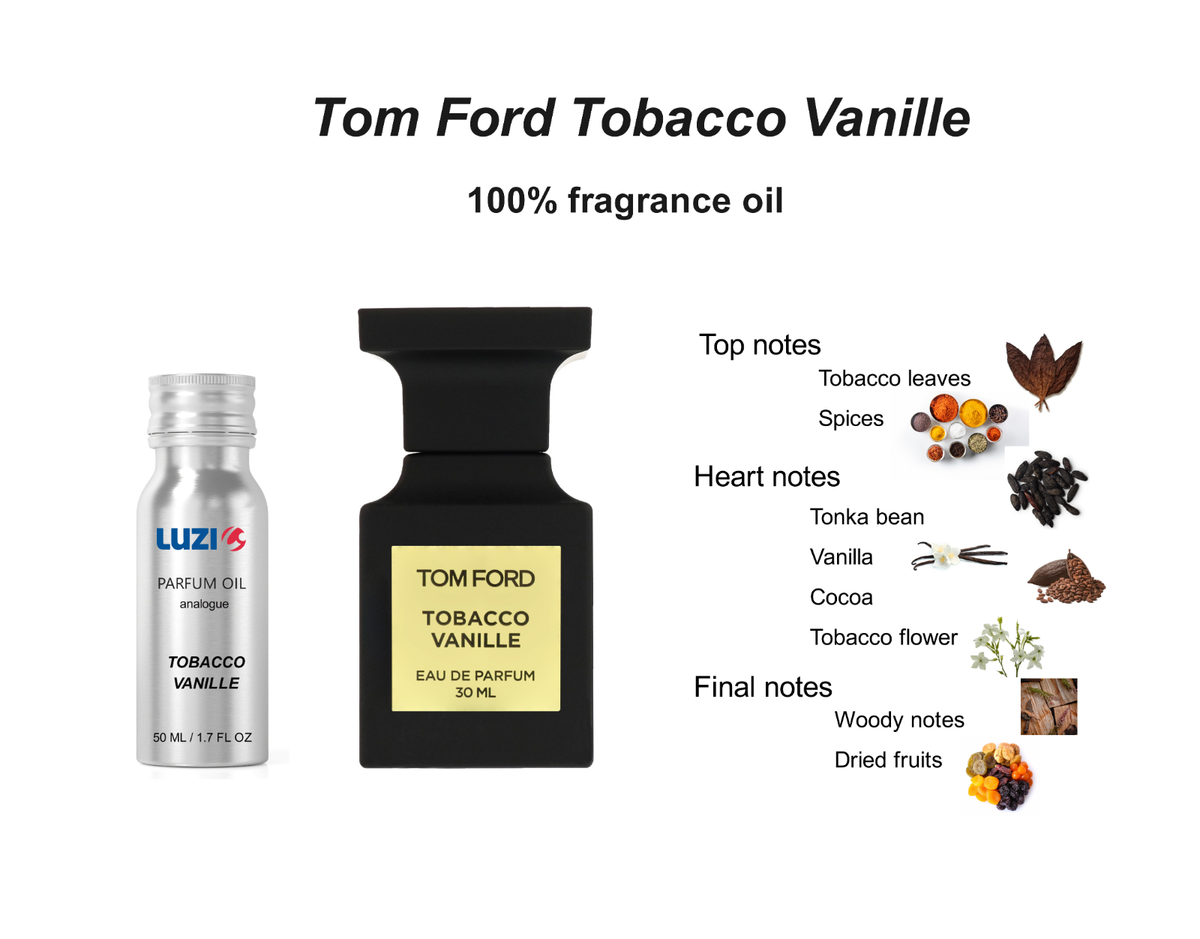 Tobacco Vanille Fragrance Concentrate Oil 50 ml fl oz Unisex