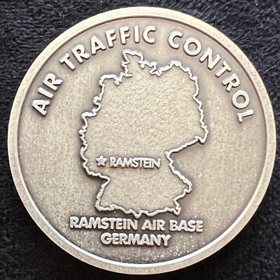 Air Traffic Control Ramstein Air Base Germany USAF Challenge Coin