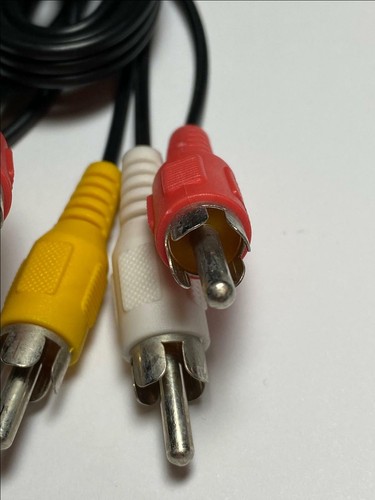 3x Cable Fono RCA de doble extremo rojo blanco amarillo para tarjeta de captura Easycap - Imagen 4 de 4