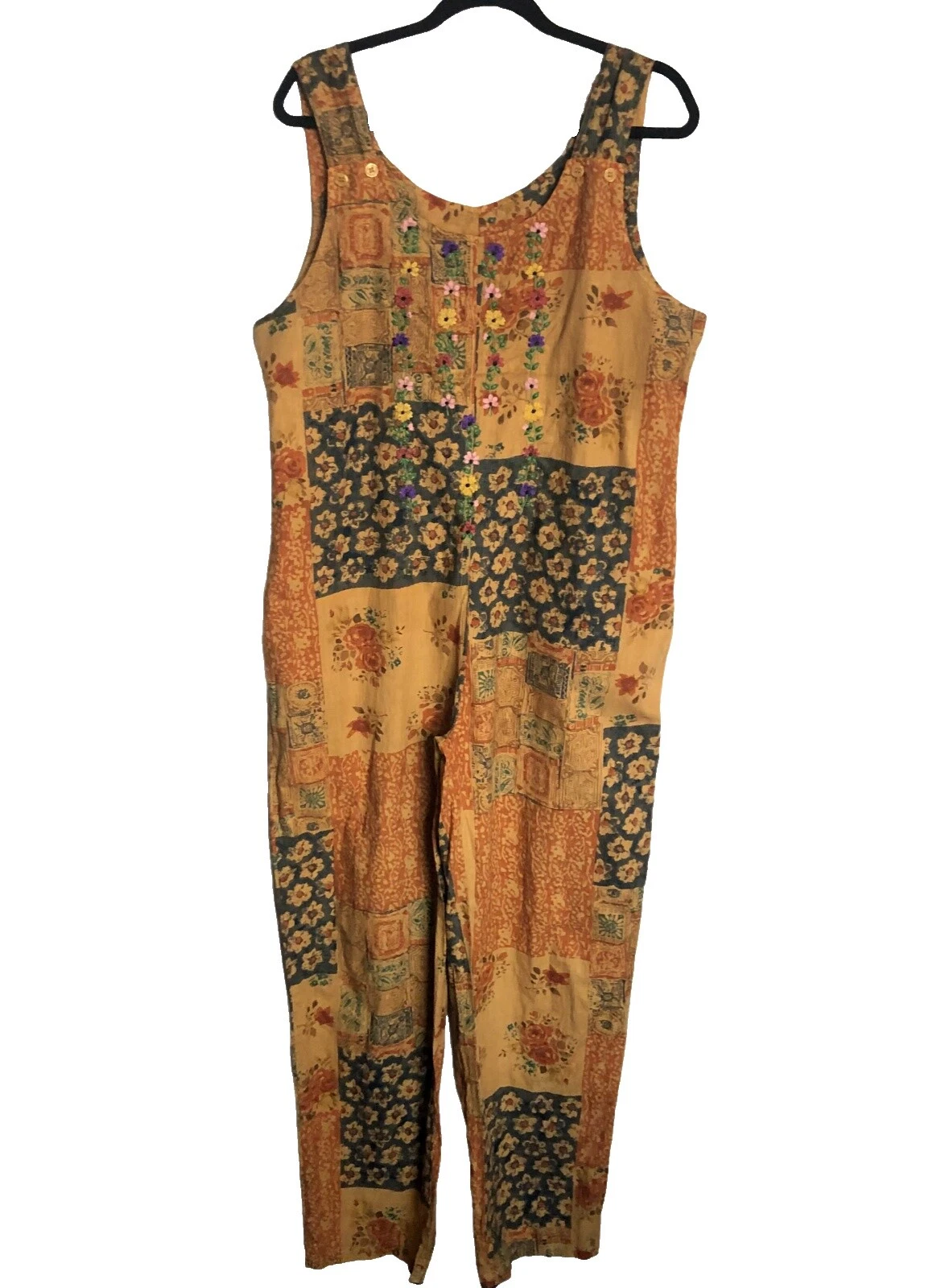 Hippy 1980s Vintage Monos y monos cortos para mujeres