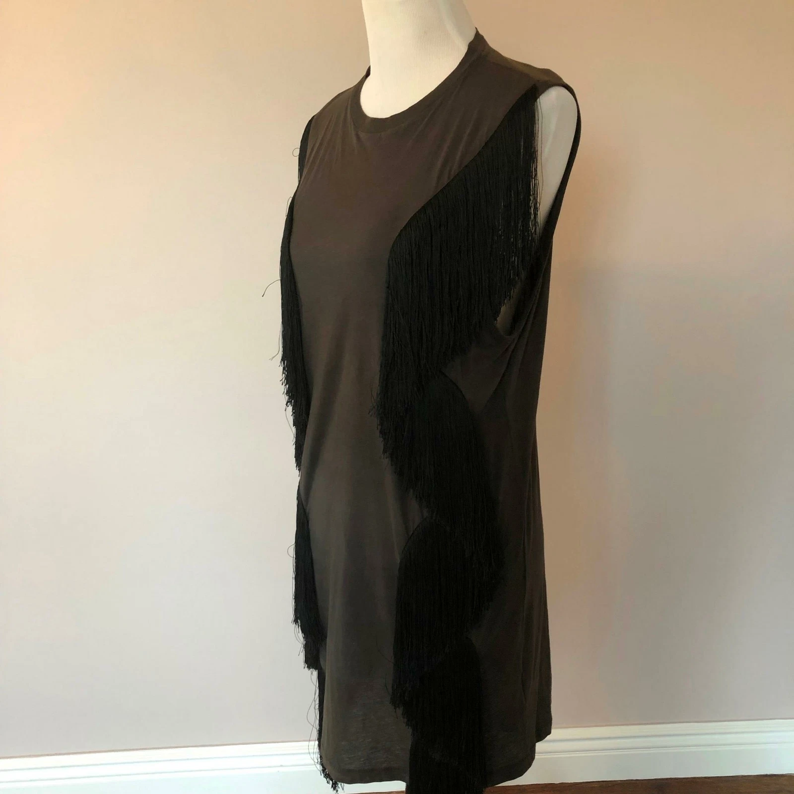 ACNE STUDIOS Abito a tubino usat ACNEios STUD nerone cotone jersey fran ne TG