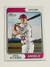 2023 Topps Heritage Baseball #115 - Max Stassi - Los Angeles Angels