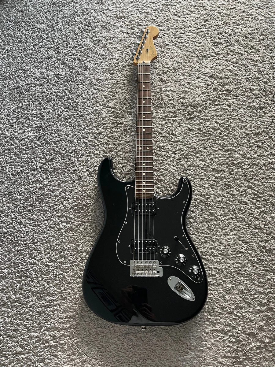 Fender Blacktop Stratocaster HH 2011 MIM Black Rosewood FB Seymour Duncan Guitar
