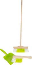 Kehr-Set mit Besen Holz Plastik