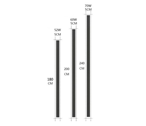 LED Wall Lights Long Strip Waterproof Decorative Outdoor Lamp Villa Porch - Picture 15 of 17