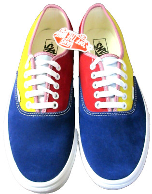 Vans Authentic Men's Sunshine Suede Multi Colored Skate shoes Size 11.5 NIB