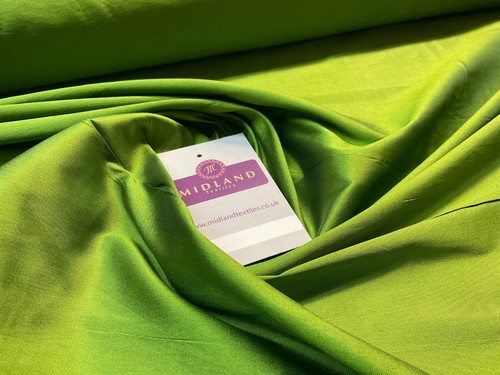 £4.99 Plain Polyester Faux Silk Taffeta dress craft fabric 142cm wide M1730 - Picture 129 of 134