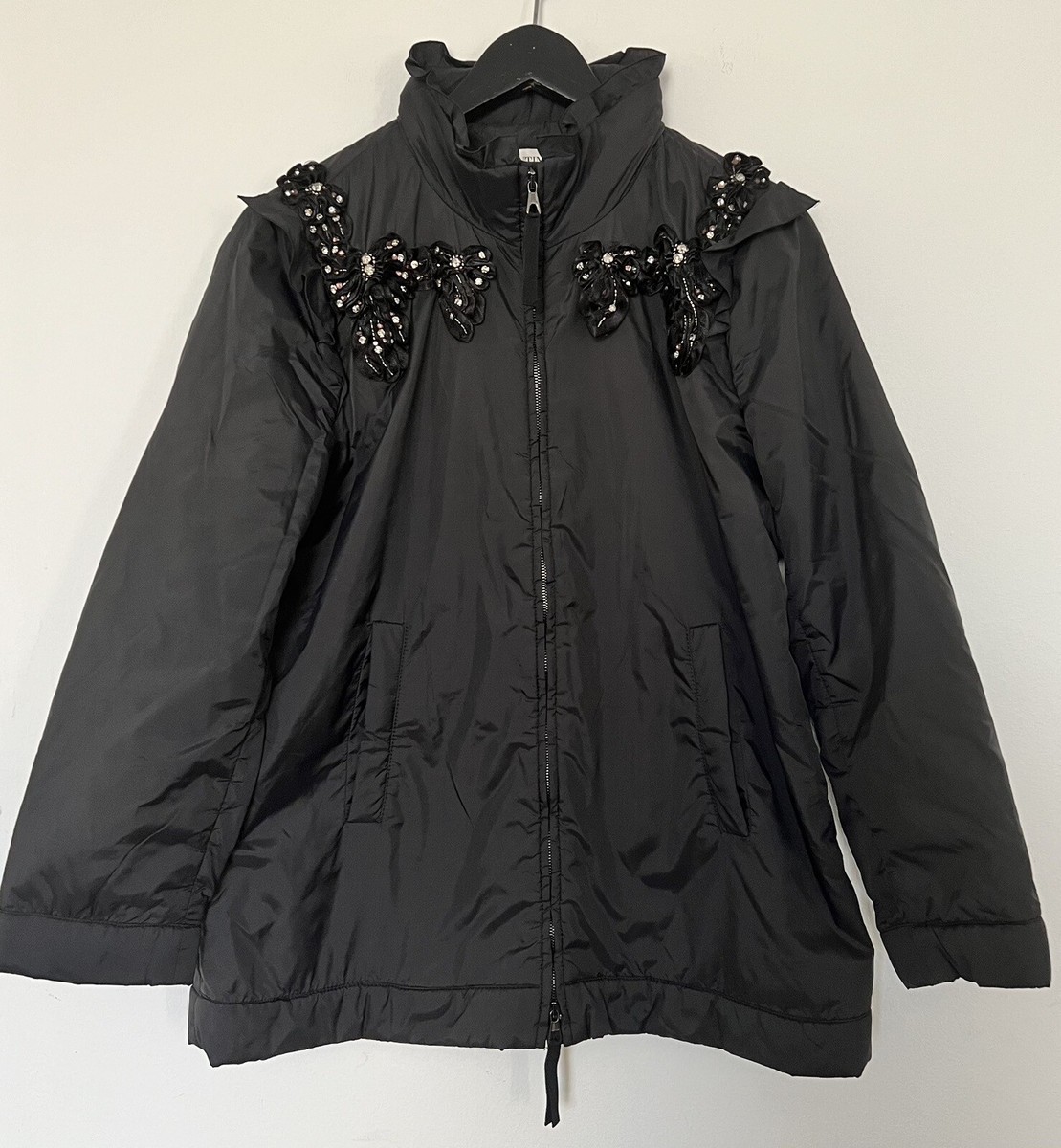 Vtg Valentino Women’s Black Jacket, Size 10