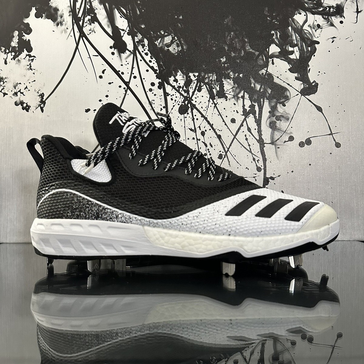 Adidas Icon 5 Baseball Cleats Mens Size 12.5 G28249 Black  display picture 1