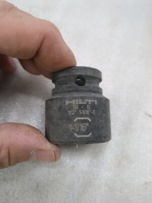 Hilti 331442 1/2'' Drive 1-1/16'' S - NSD Shallow Impact Socket 
