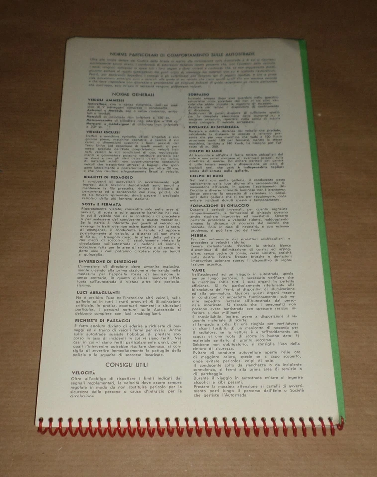 "AUTOSTRADE IN ITALIA" - A.C.I.-Automobile Club d'Italia 1966 (vintage road map) - Immagine 3 di 4