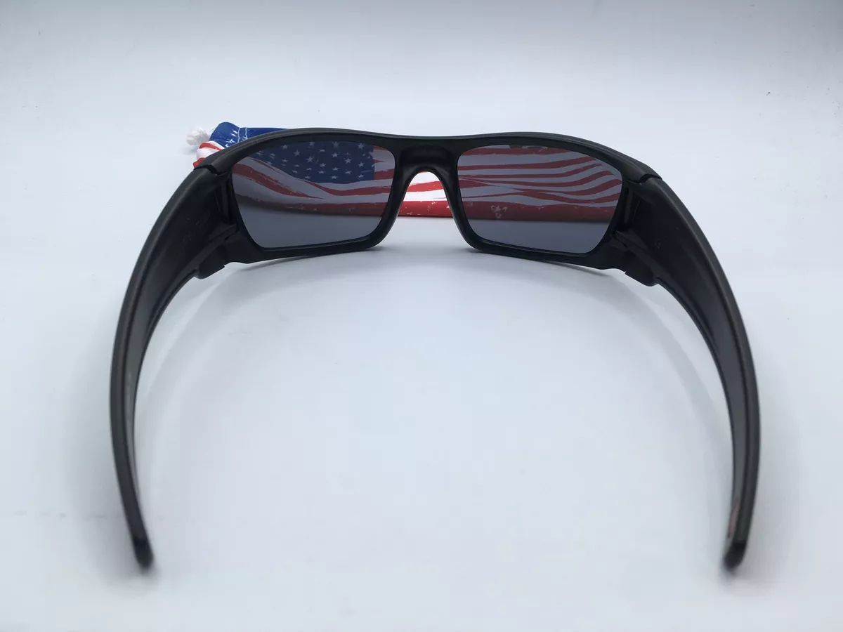 OAKLEY Fuel Cell Sunglasses Matte Black/Grey SI Tonal USA Flag OO9096-29 NEW