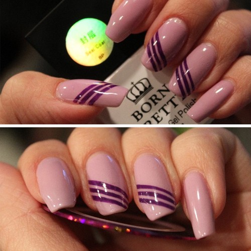 Nagel Streifen Nail Art Stripe Zierstreifen selbstklebend Striping Tape - Bild 4 von 6