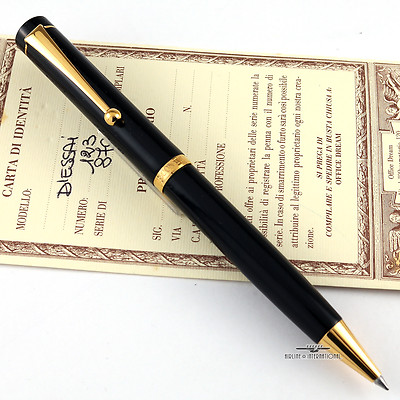 Visconti D ' Essai Black Ballpoint Pen #123 EXTREMELY RARE!!!