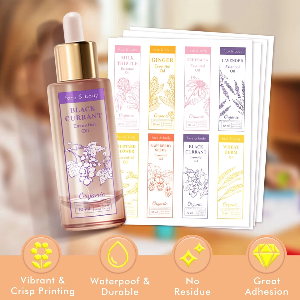 A-SUB Clear Sticker Paper Waterproof for Inkjet Printable Vinyl Sheets 8.5x11 - Image 3 of 4