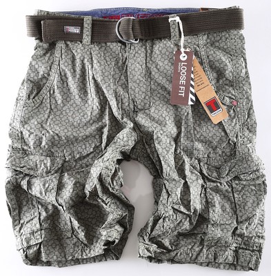 Timezone Herren Shorts Cargo Maguire TZ 4106 plus Gürtel Größen wählbar Neuware 