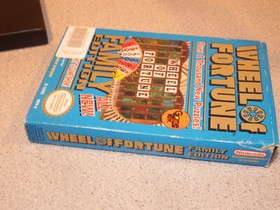 Wheel Of Fortune: Family Edition NES Nintendo Game Original BOX Complete CIB 