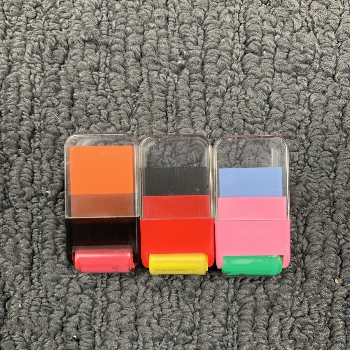 hiraku USA製 80's~90's Vintage Rolling Vintage Rolling Eraser Set Lot Of 3 80s/90s Stationery | eBay