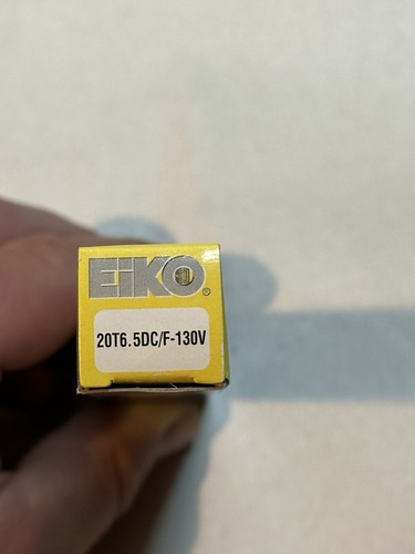Eiko 20T6.5DC-130V Bulb New In Box Free Shipping New Old Stock - Picture 2 of 7