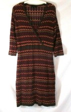 Lane Bryant Pointelle Sheath Dress Sz 14/16 Multi Color 3/4 Sleeve Women BB268